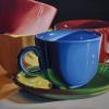 Coffee Time, Oil on Canvas, 30x40